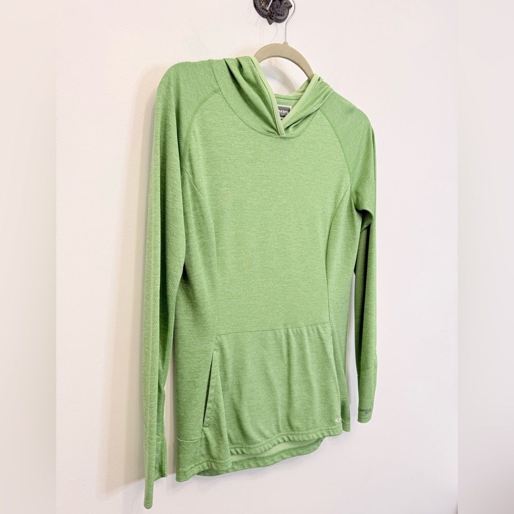 Simms Fishing Bugstopper Hoody Shirt Meadow Green Women’s Small InsectShield - Picture 6 of 12